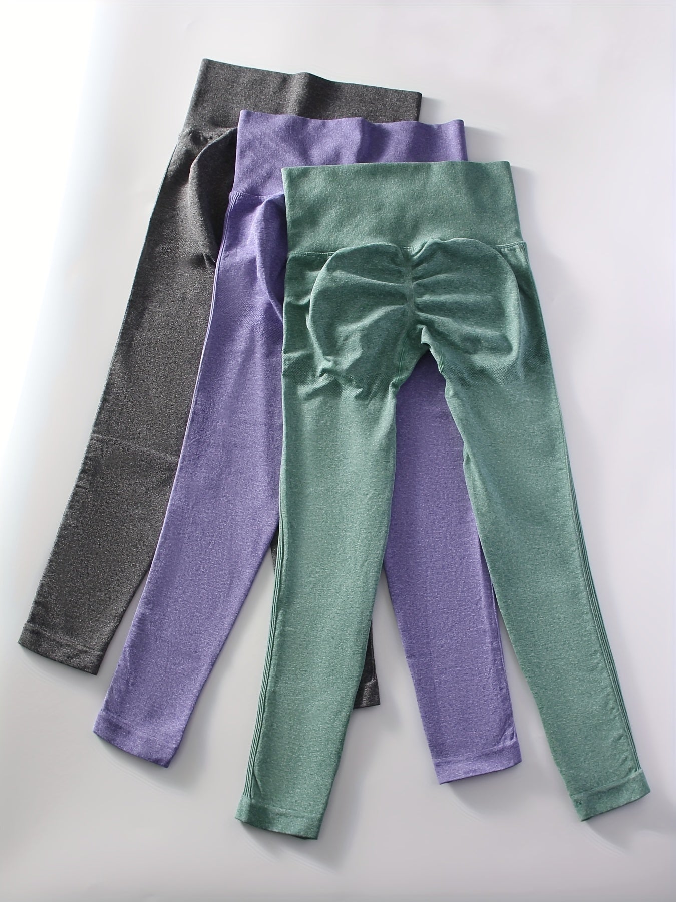 3pcs High Waist Yoga Leggings Fitness Tight Pants