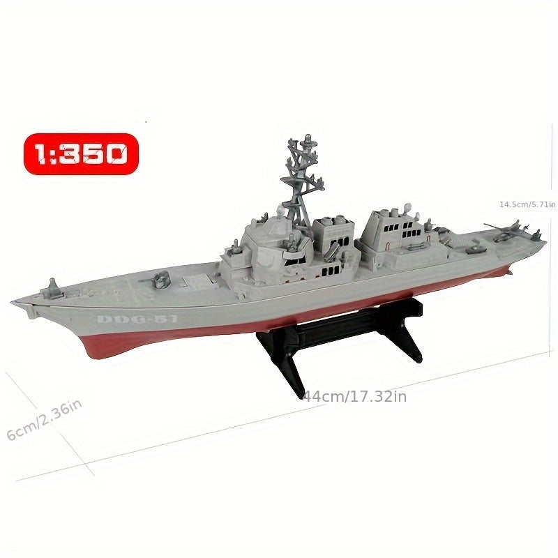 Missile Model Toys Static Finished Warship Model Destroyer Decoration