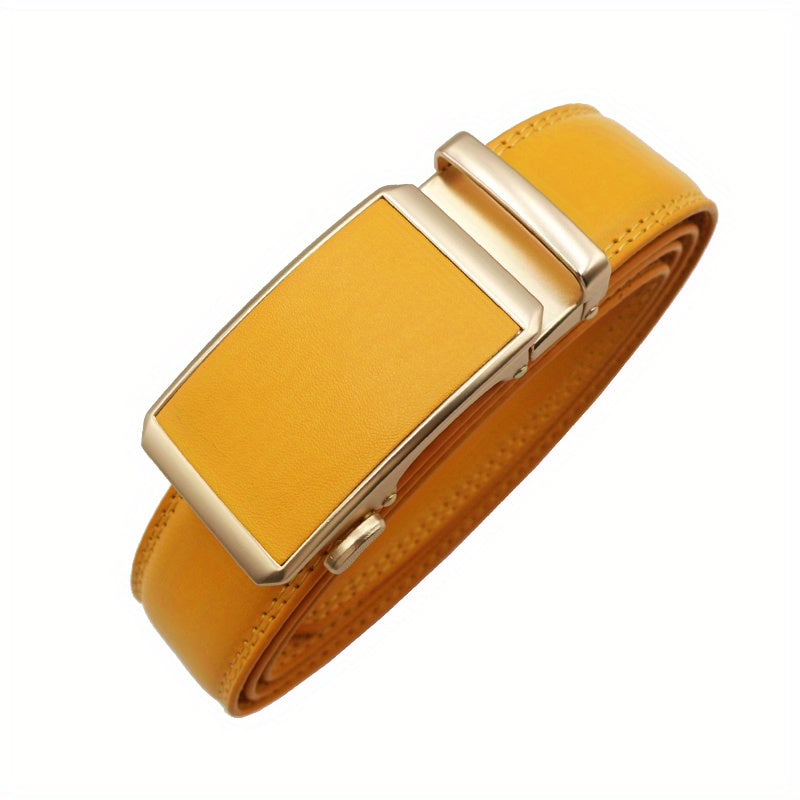 Leather Automatic Belt Buckle Men's Business Casual Jeans Accessories