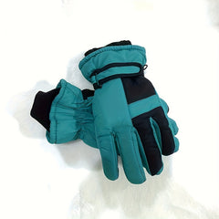 Winter Ski Gloves Warm Windproof Outdoor Sports Gloves Waterproof