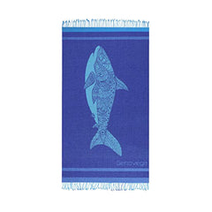 1pc Soundproof Beach Towel Oversized Quick Dry Tassel Travel Gym