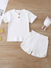 Boys Casual Outfit T shirt & Shorts Summer Kids Clothes