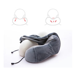 Memory Foam U Shape Pillow for Travel Office Neck Support