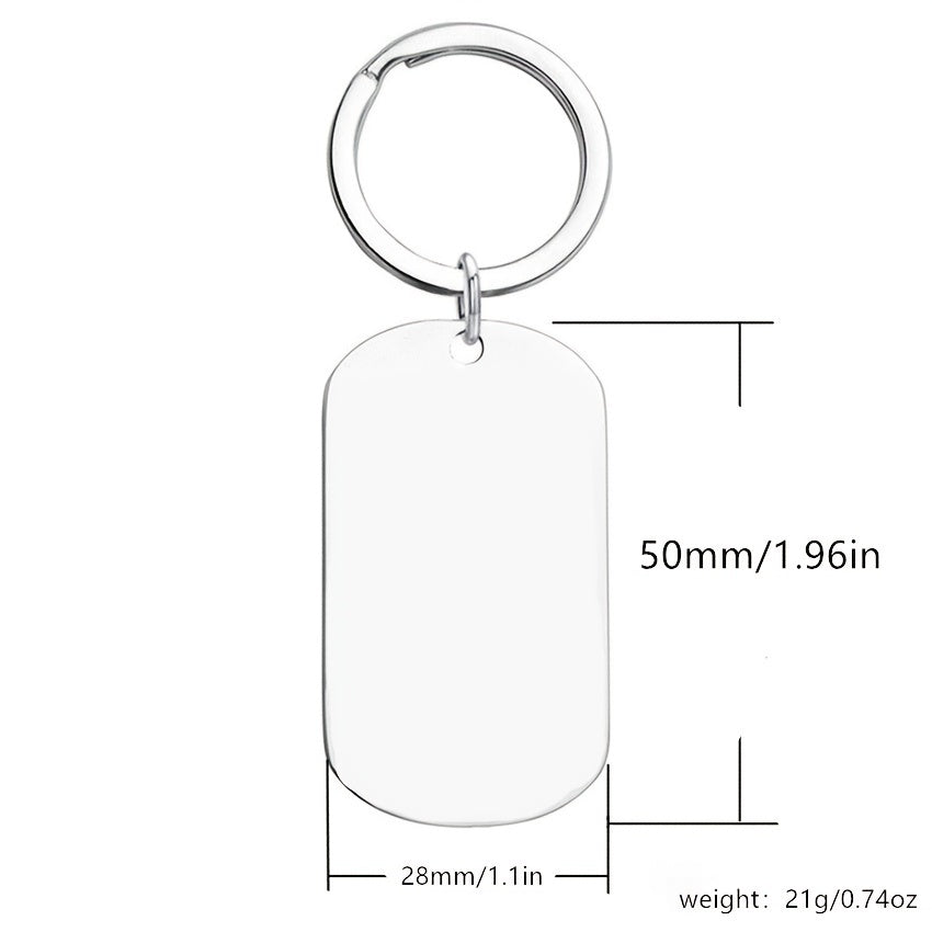 Boys Casual Stainless Steel YOU ARE AWESOME Keychain