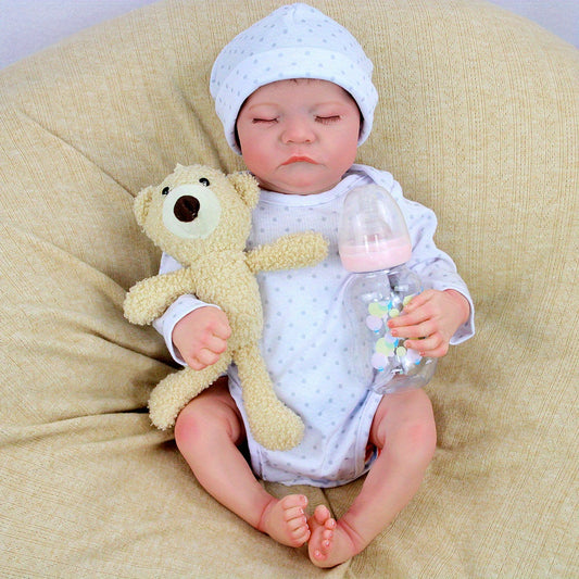 17 Inch Lifelike Reborn Baby Doll Soft Body Realistic Newborn Baby Doll