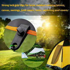 5pcs Outdoor Camping Nylon Tent Clip Windproof Rope Buckle