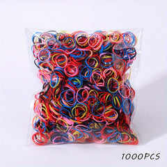 100pcs Colorful Hair Ties for Baby Girls - Ponytails & Scrunchies