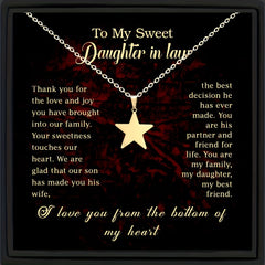 Girl's Stars Necklace Lucky Symbol Good Blessing Jewelry Romantic Daily Wear