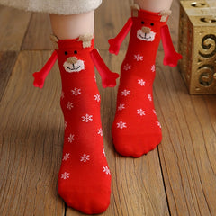 Christmas Magnetic Friendship Socks for Couples & Friends