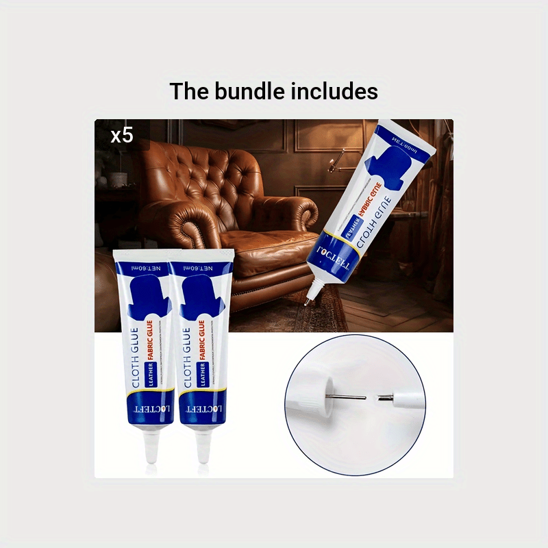 1pc Upgraded Leather Fabric Glue Waterproof Repair Fix Leather Sofa Clothes