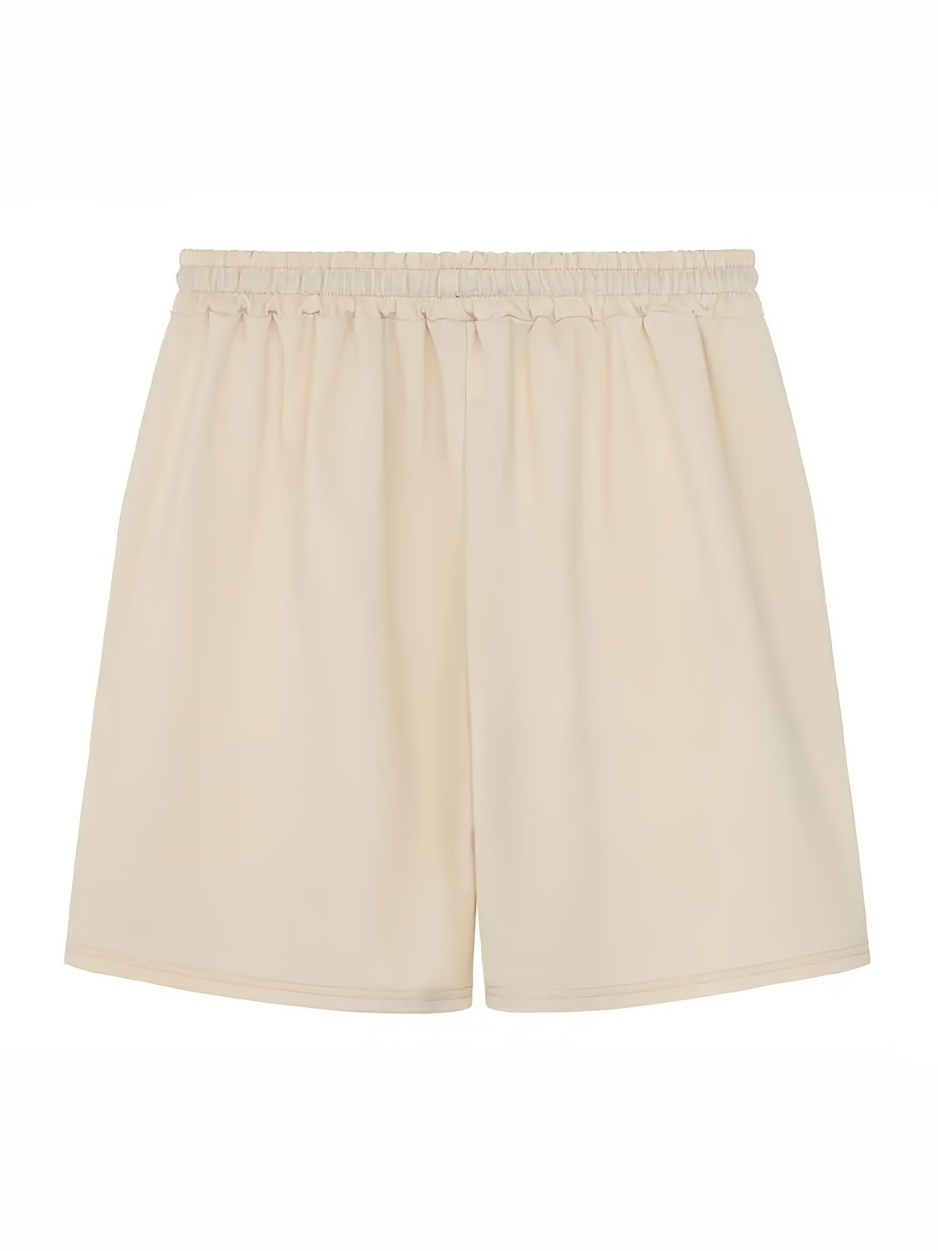 Cloud Pattern Active Shorts Men's Casual Stretch Waist Drawstring Shorts