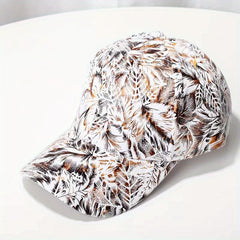 Cotton Baseball Cap Print Duck Tongue Cap Unisex Outdoor Sun Hat