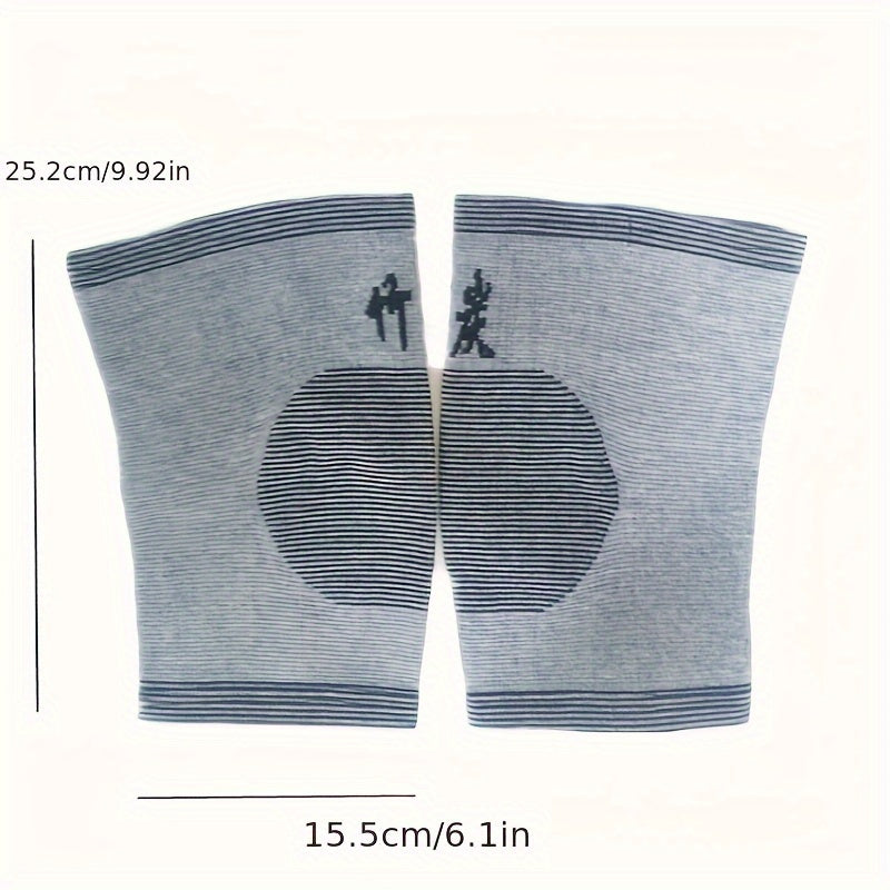 Bamboo Charcoal Yarn Knee Pads 45-75kg Warm Climbing Running Sports
