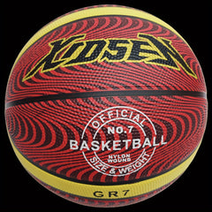 Rubber Basketball for Indoor/Outdoor Exercise & Training