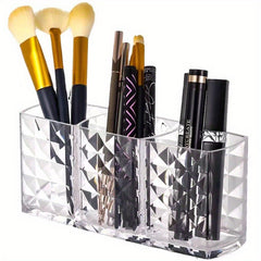 Acrylic Drill Pen Holder Desktop Makeup Brush Storage