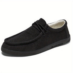 Men's Canvas Loafer Shoes Lightweight Slip On Casual Shoes