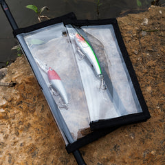 4pcs Clear PVC Bait Covers Saltwater Freshwater Fishing Gear 2 Large 2 Medium