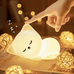 Baby Bedside Night Light Kitten Night Light Rechargeable