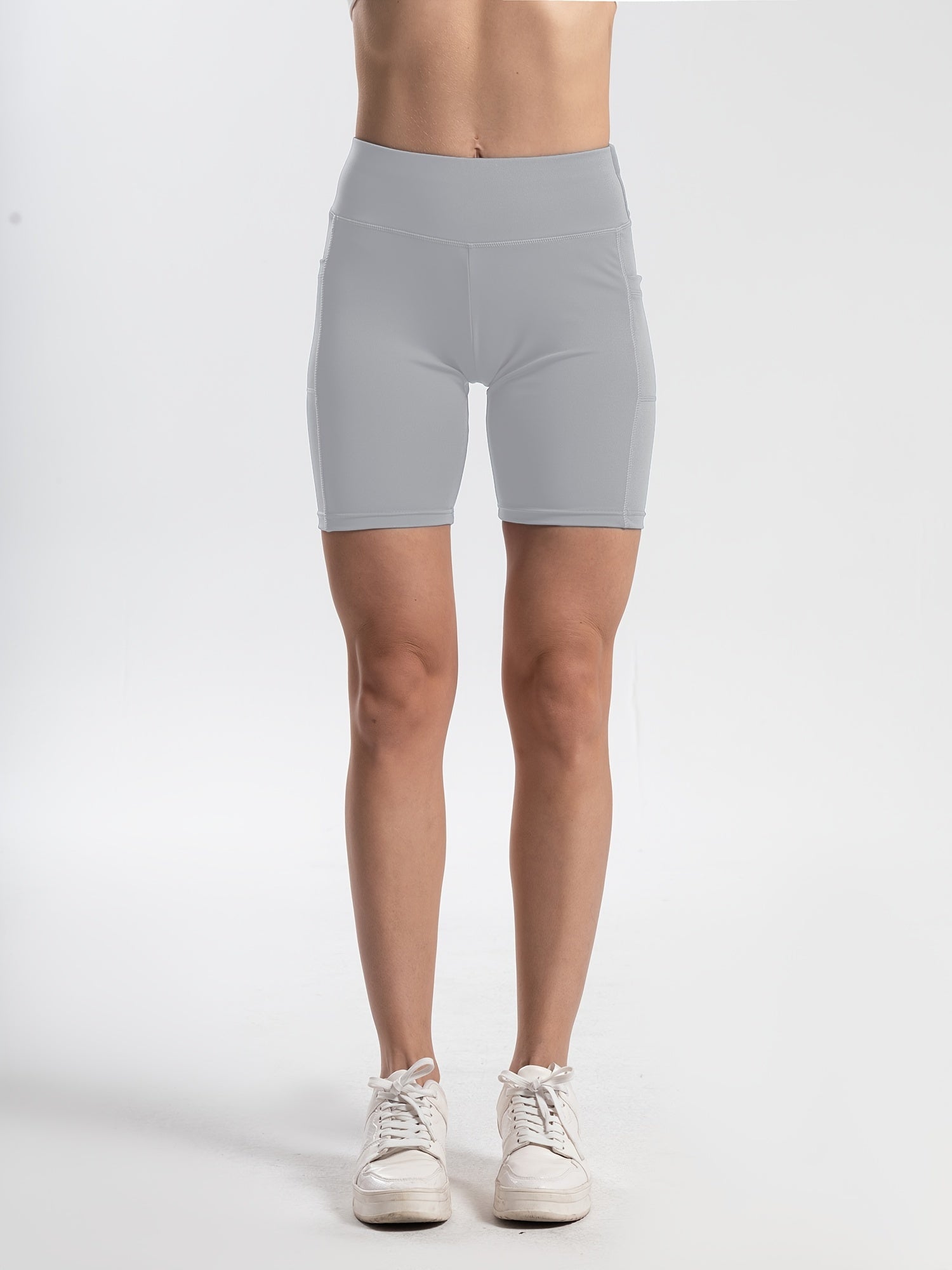 High Stretch Biker Shorts High Waist Workout Comfort Fitness Shorts