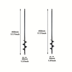 Garden Auger Drill Bit Flower Seeder Bulb Shaft Auger Gardening Tool