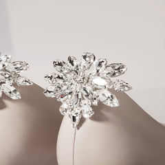 Rhinestone Crystal Shoe Clips Wedding Party Charms Buckle Decoration 1pair