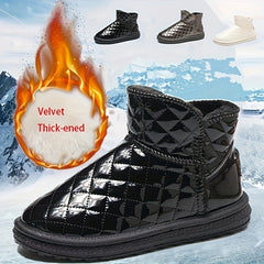 Women's Winter Waterproof Snow Boots Non Slip Warm Short Boots