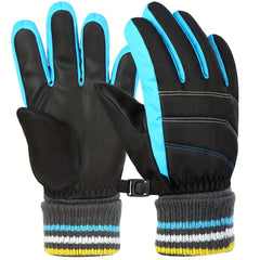 Thickened Skiing Gloves Warm Winter Outdoor Sports Gloves Non slip Skating Glove