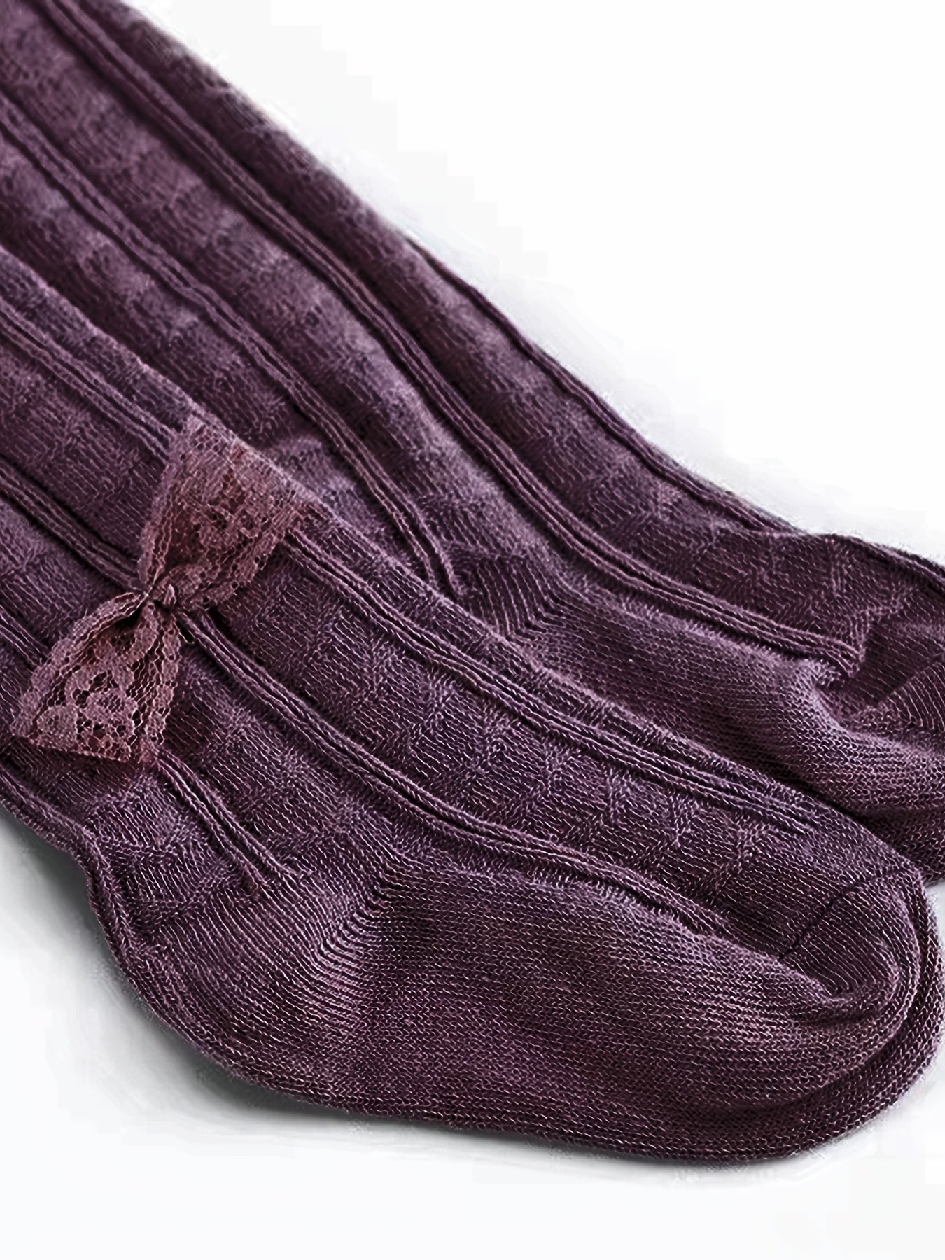 Girls High Elastic Knitted Leggings