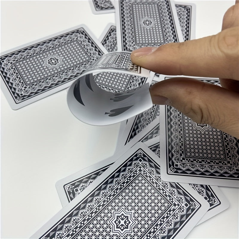 Waterproof Plastic Playing Cards 5.8X8.2in, Foldable & Washable