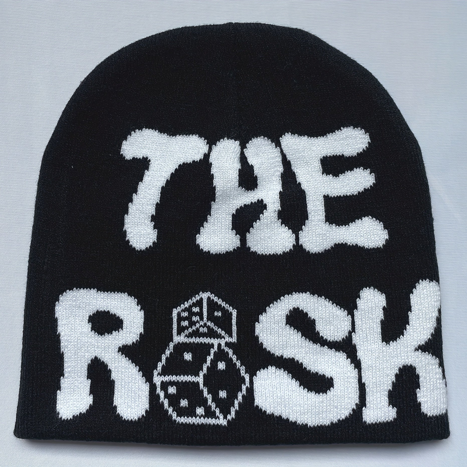 English Jacquard Knitted Hat Hip Hop Cap Warm Letter Cap