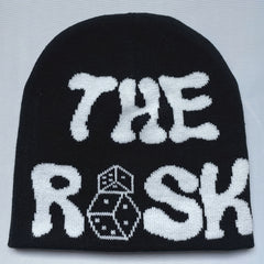 English Jacquard Knitted Hat Hip Hop Cap Warm Letter Cap