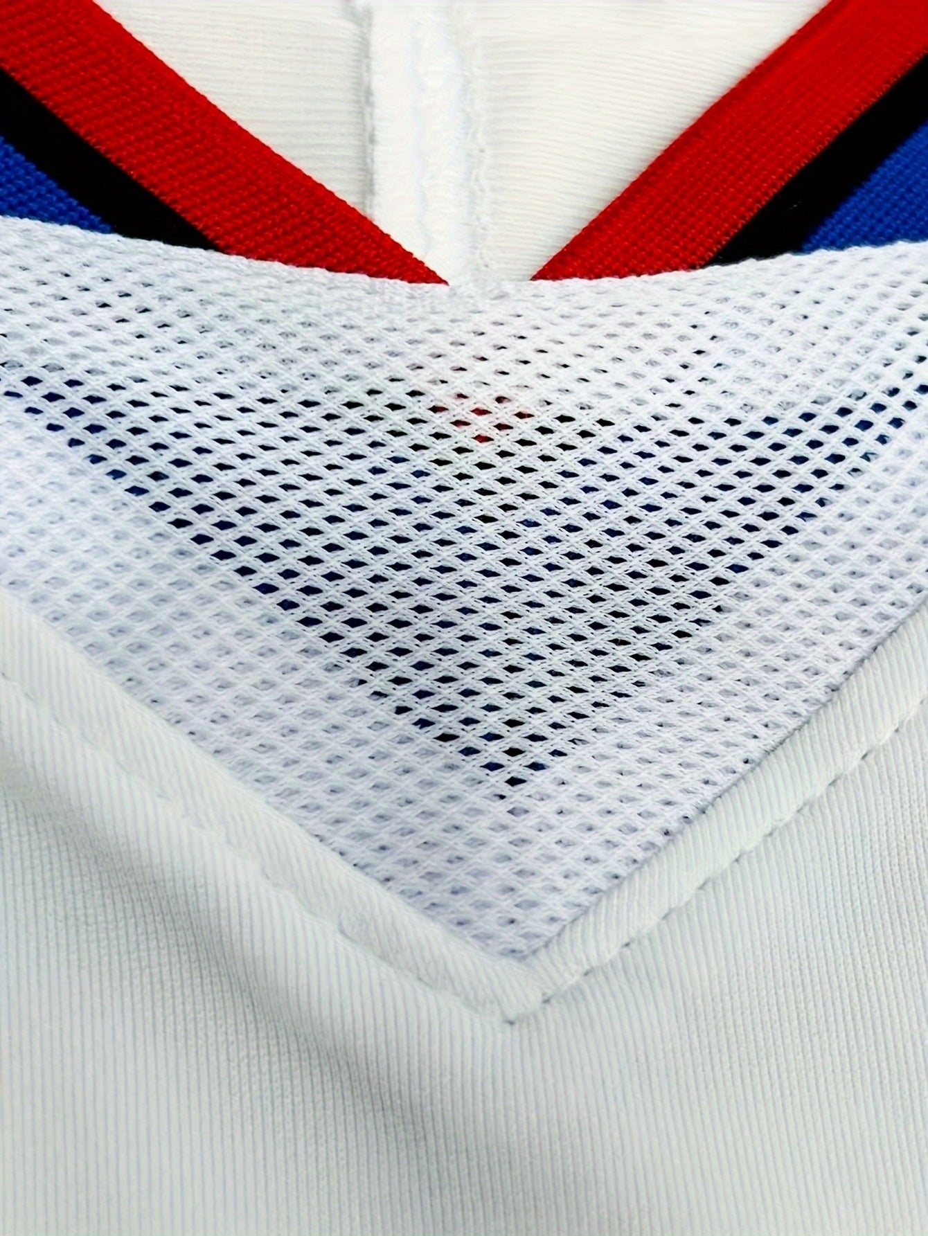 Men's Breathable Rugby Jersey V Neck Short Sleeve Football Shirt