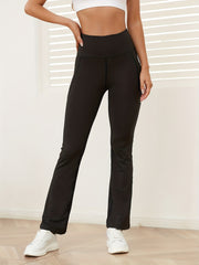 High Waist Flare Leggings Workout Bootleg Pants