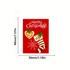 Christmas Holiday Explosive Style Roll Sticker Decoration Gift