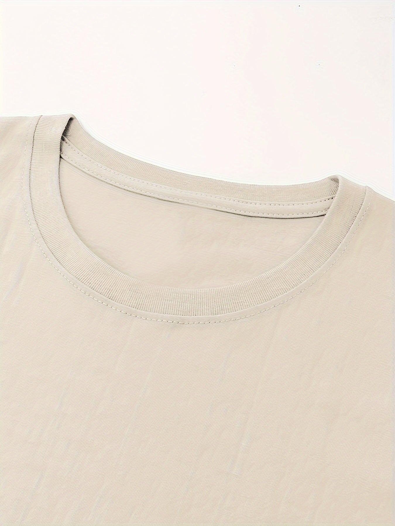 Print Comfy Cotton T shirt Men's Casual Street Style Tee Shirt