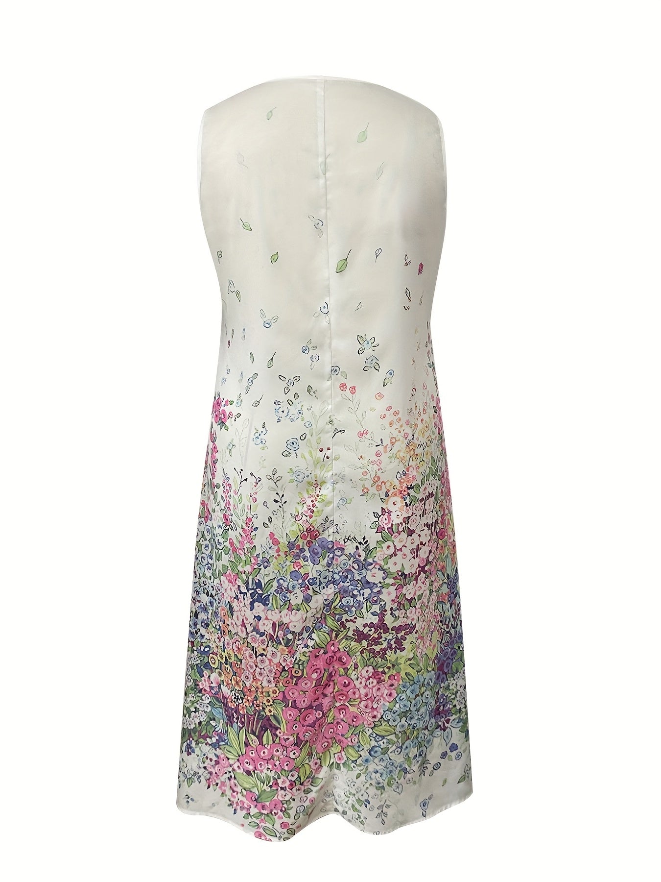 Floral Tank Dress & Cardigan Set