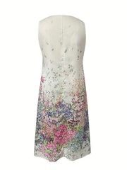Floral Tank Dress & Cardigan Set