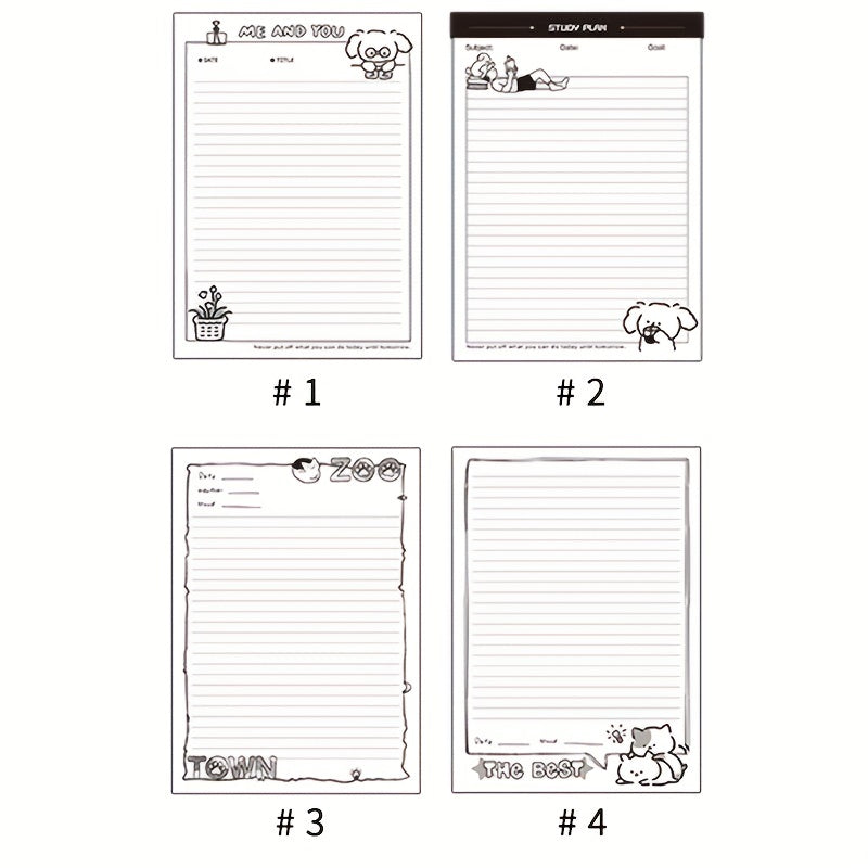 B5 Horizontal Line Notebook Student Planner 30 Sheets