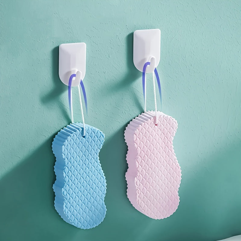 Exfoliating Bath Scrub Sponge Shower Brush