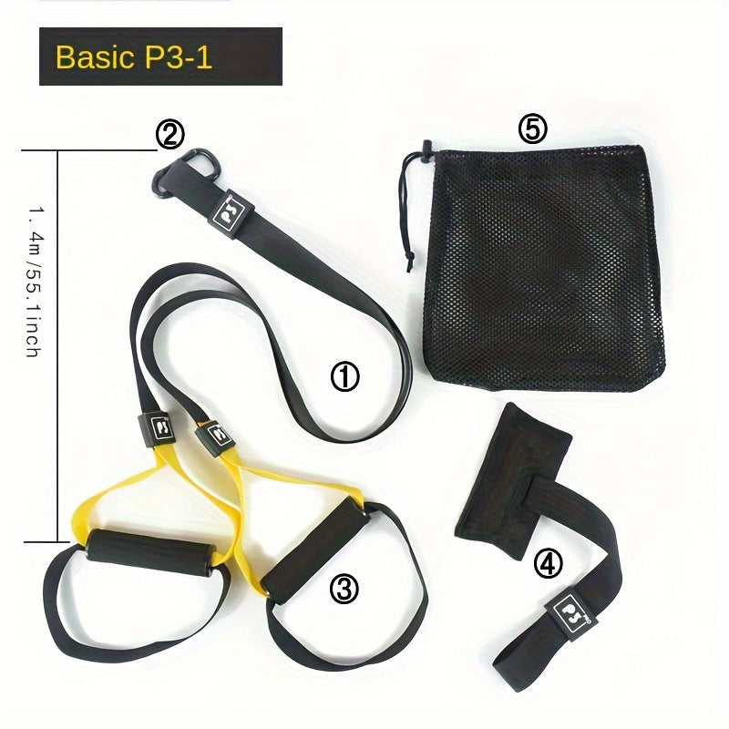 Fitness Hanging Training Strap Resistance Rope Hanging System