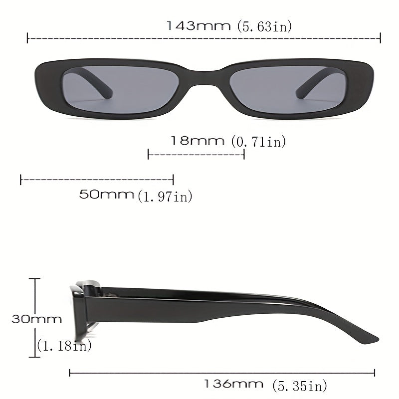 Women's Narrow Sunglasses Classic Shades Running Eyewear