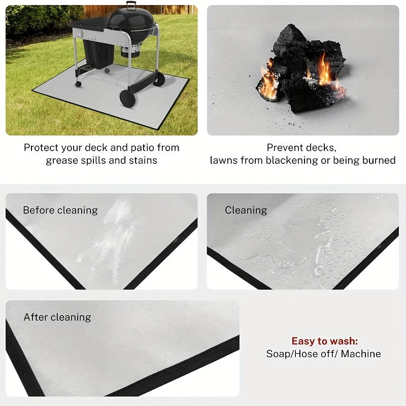 Fireproof Grill Mat for Safe Outdoor Grilling