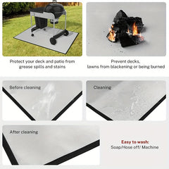 Fireproof Grill Mat for Safe Outdoor Grilling