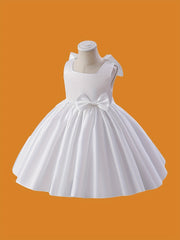 Butterfly Bow Evening Dress for Little Princesses