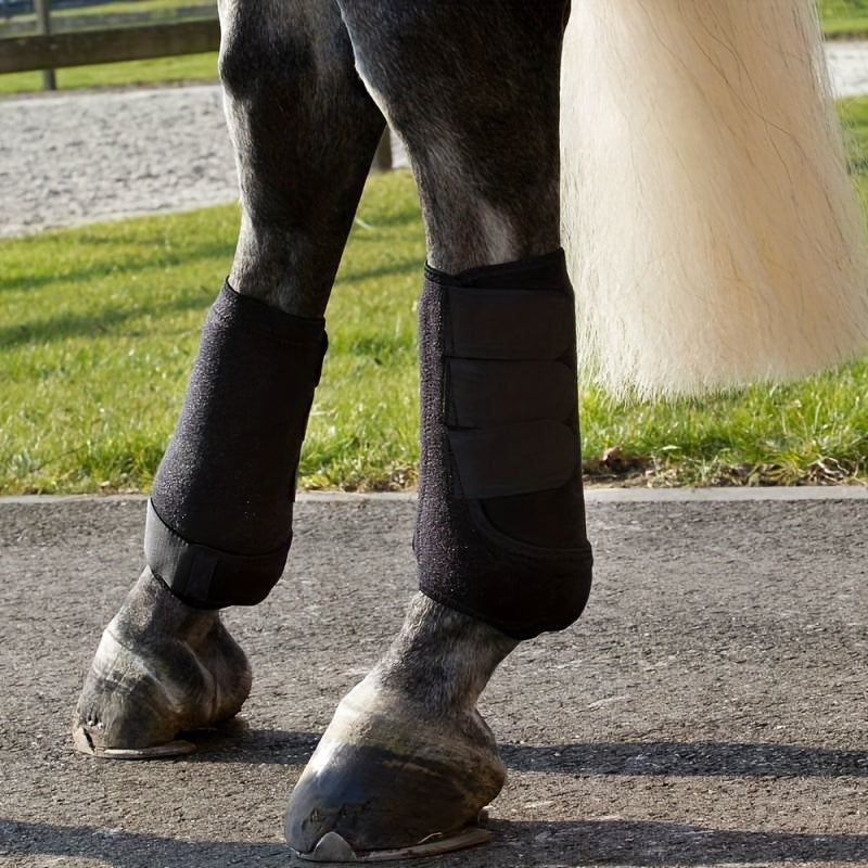 4pc Horse Boots: Protective & Breathable for Comfort & Durability