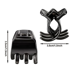 12pcs Hair Claw Clips Plastic Strong Hold Grip Hair Jaw Clip For Thick Hair