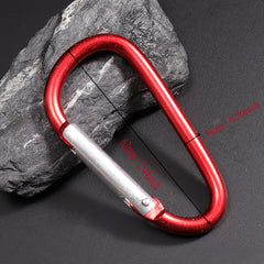 Aluminum Climbing Hook D Carabiner for Camping Hammocks 2.5"