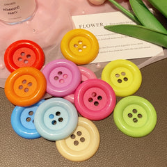 10pcs 4 Large Toy DIY Decorative Button Random DIY Clothing Decoration