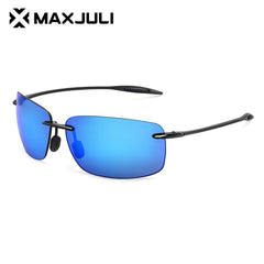 JULI Tr90 Rimless Sports Sunglasses for Men and Women - MJ8009 B