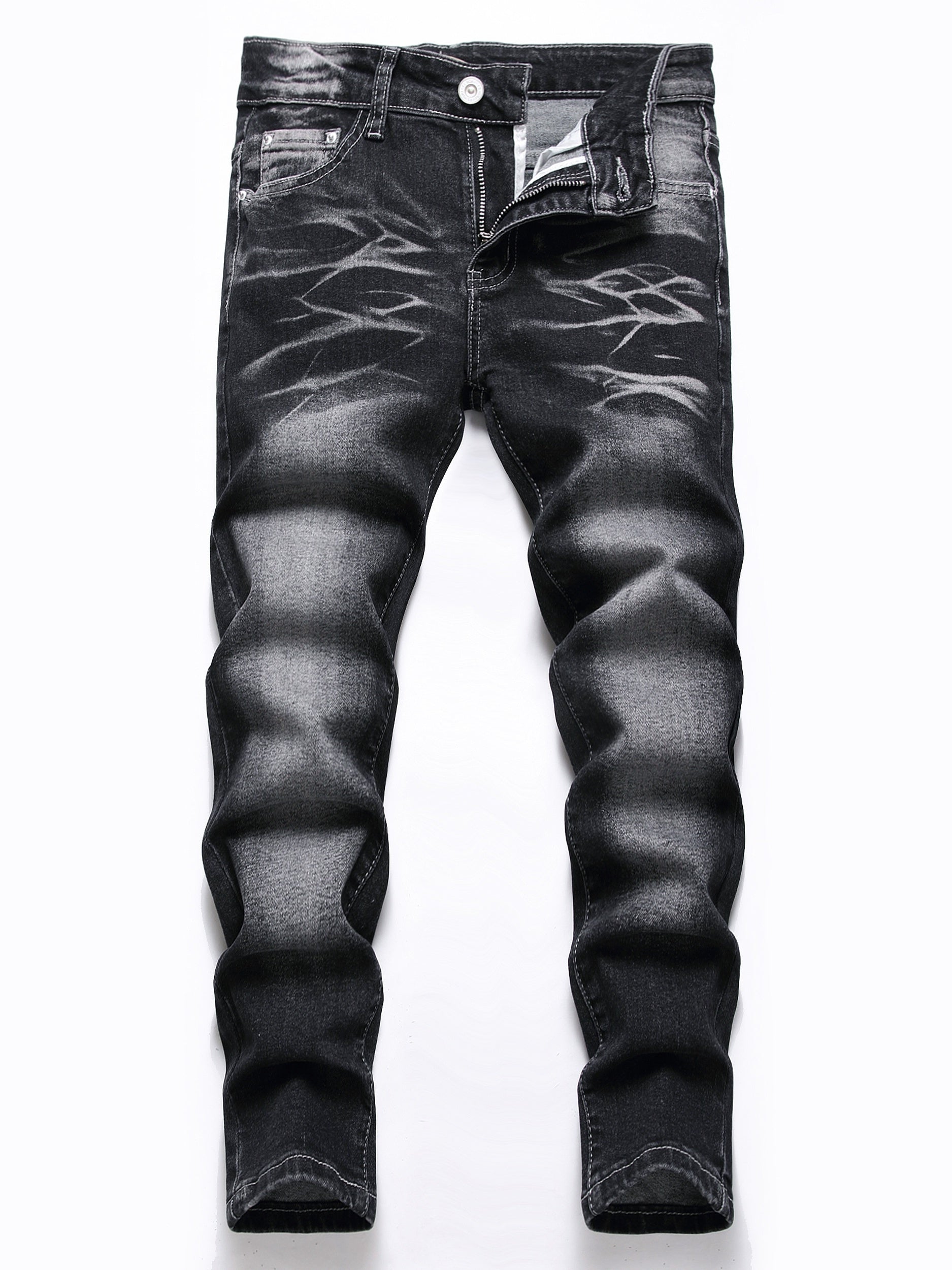 Boys Denim Pants Straight Cut Jeans for Spring and Autumn Kids Clothes